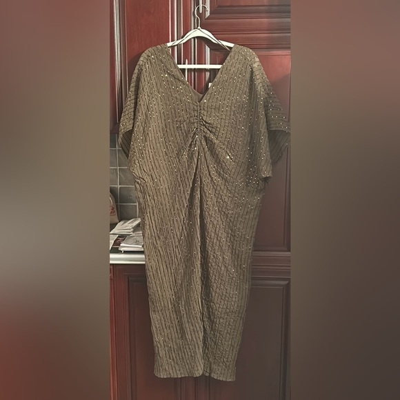 ZARA kaftan dress with sequins size small - Picture 7 of 8